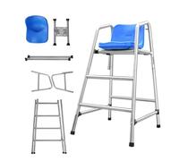 Silla salvavidas profesional desmontable para exteriores, resistente de acero inoxidable, para piscina, patio, playa, lago