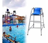 Silla salvavidas resistente al óxido, soporte de observación al aire libre resistente para todas las edades, equipo portátil para salvar vidas, diseño independiente, ideal para piscinas, playas y