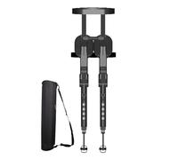 Silla sin silla - Reposapiés portátil regulable en altura | Taburete portátil invisible con marco de acero de nailon, soporte ergonómico para pesca, camping, senderismo, trabajo al aire libre, viajes,