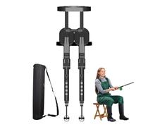 Silla sin Silla, Soporte para Patas de Silla sin Silla, Taburete de Invisible al Aire Libre, Asiento ergonómico de Pierna portátil, 3 Engranajes Ajustables para barberos, Chefs