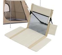 Silla Stadium - 61x34.5x40.5cm plegable Sentado Support Pad | Portable Backrest Seats | Cojín plegable con soporte de confort para la playa, pesca, viajes, césped, jardín al aire libre, picnic