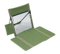 Silla Stadium - 61x34.5x40.5cm plegable Sentado Support Pad | Portable Backrest Seats | Cojín plegable con soporte de confort para la playa, pesca, viajes, césped, jardín al aire libre, picnic