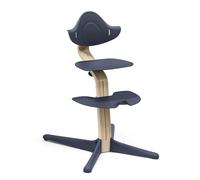 Silla Stokke Nomi, Azul Marino - La silla que inspira a sentarse de forma activa - Sin herramientas, ajuste fácil - Incluye un reposapiés estable y ruedas antivuelco - Soporta hasta 150 kg