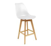 SILLA- TABURETE BAR BLANCA