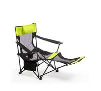 InnovaGoods® Silla para Camping 3 en 1 Multifunción, Tumbonas jardin exterior con Portavasos, Bolsillos y Bolsa de transporte, tumbona plegable ideal para playa, camping, Silla transpirable y lavable.
