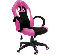 Silla Ultimate Gaming Taurus Rosa,Negro,Blanco