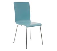 Silla visita pepe madera azul claro 47x43x87 cm