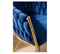 Silla widny golden terciopelo - azul