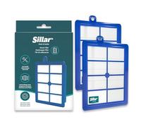 Sillar® 2x Filtro de HEPA para aspiradoras AEG ELECTROLUX Airmax/Boldio/ErgoSpace/Mondo/Plus/Oxygen/Praxio/Powersystem Philips Expression/Impact/Jewel/Performer (EFH13W, EFH12W, 9002564053)
