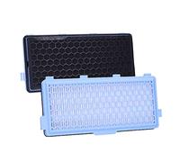 Sillar 2x Filtros Hepa con Carbón Activo SF-AH 50, Compatible con Aspiradoras Miele | S4000 S4210 S5000, Complete C2 C3, Compact C1-2x Filtro Hepa + 2x Filtro Motor