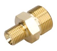 Sillar Adaptador Acoplador de Arandela a Presión de Latón Métrico M22 Adaptador de Manguera para Kärcher M22*1.5-1/4M