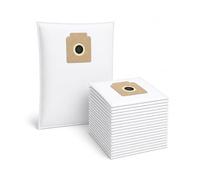 Sillar Bolsas Aspiradora Karcher Compatibles con 6.904-084.0, T 7/1, T 8/1 L, T 9/1, T 10/1, Bolsas de Aspiradora de Microfibra No Tejida 4 Capas, 20 Piezas, 45 x 35 cm, Blancas