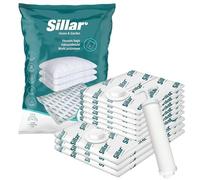 Sillar Bolsas de Vacío para Ropa Nórdica, Ropa Reutilizable 9 Piezas | para Guardar Textiles, Edredones, Almohadas, Mantas 6x 40x60cm, 3x 60x80cm