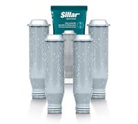 Sillar Filtro de agua de repuesto para cafeteras - compatible con Krups F088 NIRF700 Pro Aqua, Nivona y Melitta | Cartucho de carbón activo, pack de 4 | Aumenta la vida de la máquina
