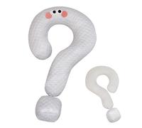Sillas Almohada cervical de viaje, almohada cervical para viaje, almohada de contorno de cuello, almohada para tirar de signo de interrogación, divertida almohada cervical, cojín de descanso para el