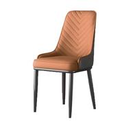 Sillas auxiliares de Comedor, sillas de Piel sintética, Elegantes Patas de Metal Negro para salón o Isla de Cocina