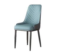 Sillas auxiliares de Comedor, sillas de Piel sintética, Elegantes Patas de Metal Negro para salón o Isla de Cocina