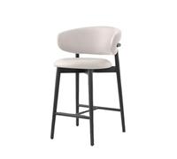 Sillas de bar, taburetes altos de tela suave para el hogar, salas de estar y restaurantes