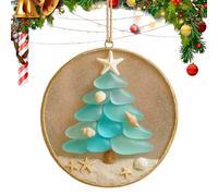 Sillas de Bolas de Navidad de para árbol - Colgantes costeros de para decoración de Playa, decoración de Natividad Hecha a Mano para Ambiente Festivo Interior al Aire Libre