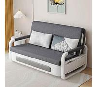 Sillas de cocina tapizadas gruesas Sofa,Convertible Futon Sofa Bed,3-in-1 Multi-Functional Sleeper Chair Bed,Adjustable Backrest Recliner With Modern Linen Fabric for Living Room Bedroom Apartment Sma