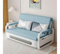 Sillas de cocina tapizadas gruesas Sofa,Convertible Futon Sofa Bed,3-in-1 Multi-Functional Sleeper Chair Bed,Adjustable Backrest Recliner With Modern Linen Fabric for Living Room Bedroom Apartment Sma