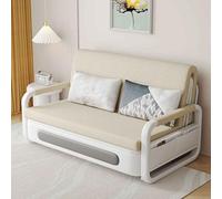 Sillas de cocina tapizadas gruesas Sofa,Convertible Futon Sofa Bed,3-in-1 Multi-Functional Sleeper Chair Bed,Adjustable Backrest Recliner With Modern Linen Fabric for Living Room Bedroom Apartment Sma
