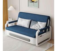 Sillas de cocina tapizadas gruesas Sofa,Convertible Futon Sofa Bed,3-in-1 Multi-Functional Sleeper Chair Bed,Adjustable Backrest Recliner With Modern Linen Fabric for Living Room Bedroom Apartment Sma