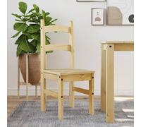 Sillas de Comedor 2 Uds Madera Maciza de Pino 40x46x99 cm - Elegantes Sillas Rusticas para Cocina y Sala Capacidad 110 kg Fácil Limpieza - Diseño Minimalista