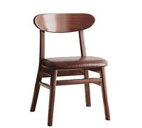 Sillas de comedor de madera maciza de roble de mediados de siglo, elegantes sillas laterales con respaldo para cocina, comedor y restaurante, asientos de calidad duradera para uso doméstico