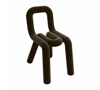 Sillas de Comedor Modern Nordic Style Red Lounge Chair for One - Minimalist Design Comfortable Dining Chair for Home and Leisure(Black)