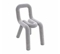 Sillas de Comedor Modern Nordic Style Red Lounge Chair for One - Minimalist Design Comfortable Dining Chair for Home and Leisure(Grey)
