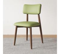 Sillas De Comedor Silla Moderna Tapizada para Cocina Y Comedor con Respaldo Cómodas Sillas Auxiliares De Cuero Sin Brazos para Salas De Recepción De Invitados(Groen,B)