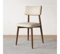 Sillas De Comedor Silla Moderna Tapizada para Cocina Y Comedor con Respaldo Cómodas Sillas Auxiliares De Cuero Sin Brazos para Salas De Recepción De Invitados(Khaki,B)