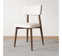 Sillas De Comedor Sillas Auxiliares De Cuero Tapizadas Y Cómodas Sin Brazos Silla Tapizada Comedor para Cocina con Respaldo para Sala De Recepción De Invitados(Beige,B)