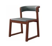 Sillas de comedor tapizadas de madera con respaldo bajo, decoración elegante para el hogar para asientos de restaurante y cocina