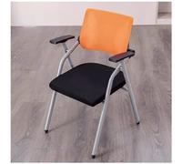 Sillas de conferencias plegables portátiles con respaldo, taburetes de reunión de oficina ligeros que ahorran espacio para personal y estudiantes, ideal para uso en sala de conferencias