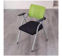 Sillas de conferencias plegables portátiles con respaldo, taburetes de reunión y entrenamiento de oficina que ahorran espacio para personal y estudiantes, diseño ligero y cómodo para un fácil