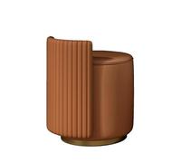 Sillas de escritorio de maquillaje para niñas y mujeres, taburete de tocador, silla pequeña redonda para tocador para sala de maquillaje, dormitorio, tela de PU/tela tecnológica/franela + silla de