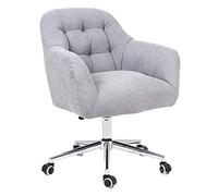 Sillas de Escritorio giratorios sillas de Escritorio con Ruedas, cómoda Silla giratoria sin Brazo, Rodillo Giratorio Ajustable Mejora la Postura Ahora y Dolor de Cuello para la Silla de Oficina en