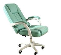 Sillas de escritorio Silla Ejecutiva Giratoria de Oficina Cómodo sedentario Silla de jefe Diseño reclinable a 145 ° Reposabrazos de una pieza Simplicidad moderna Peso del rodamiento 200kg Altura Ajust