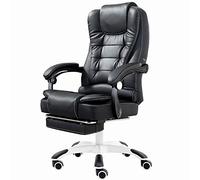 Sillas de Escritorio Silla Ejecutiva Giratoria de Oficina Lo último en diseño de Confort, computadora de Oficina en el hogar, Silla giratoria para Carreras, Silla de Escritorio con Acolchado de Cuero