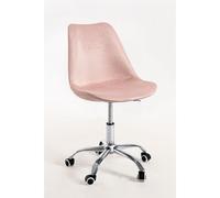Sillas De Escritorio - Silla Neo Terciopelo - Rosa