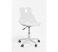 Sillas De Escritorio - Silla Neo Transparente - Blanco