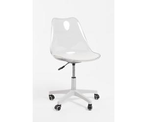 Sillas De Escritorio - Silla Neo Transparente - Blanco