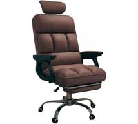 Sillas de Escritorio Sillón de Oficina Silla de Escritorio de Oficina en casa con Respaldo Alto, 90-135°reclinable, Cuero regenerado Grueso Silla de computadora con reposapiés Altura Ajustable