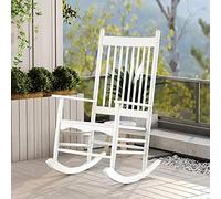 Sillas de Escritorio Sillón Reclinable Mecedora de pórtico Aire Libre para Peso del Porche Delantero, Asientos jardín balcón para Cubierta/césped/Patio Trasero/Piscina, Carga 330 Libras, Juego d