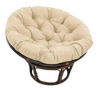 Sillas de Huevo 120x120cm Este cojín de Silla PapasanTejido de poliéster impermeableRelleno de algodón PP engrosadoExcelente Elasticidad y esponjosidadTécnica de costurapara Todas Las estaci