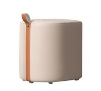 Sillas de maquillaje para dormitorio de niñas, taburete de maquillaje, tocador, banco de zapatos, taburetes para pies de sala de estar, taburete de tocador ligero de lujo, tab(Caqui a-Talla única)