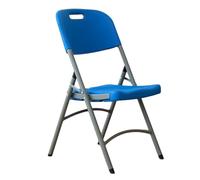 Sillas de metal plegables para camping y oficina, diseño resistente, portátiles y ahorran espacio, ideales para el hogar, eventos al aire libre y uso en la oficina, ligeras y duraderas.