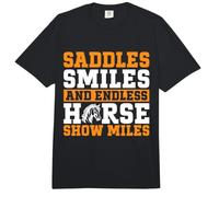 Sillas de Montar Sonrisas y Caballo sin Fin Mostrar Miles Caballo Mamá Comfort Colors Adult Heavyweight T-Shirt